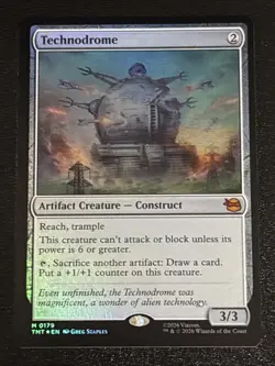 MTG Teenage Mutant Ninja Turtles Technodrome Foil 0179 NM Mythic - Image 1