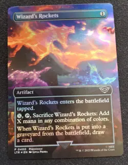Wizard's Rockets - Foil - Borderless Scene - MTG - NM Unplayed - EN - 0400 - Image 1