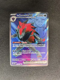 Pokemon N’s Zoroark ex Full Art 175/159 JTG Journey Together NM - Image 3