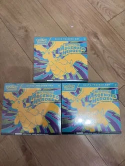 3x Pokemon TCG Ascended Heroes ETBS - New - Fast Ship - Image 1