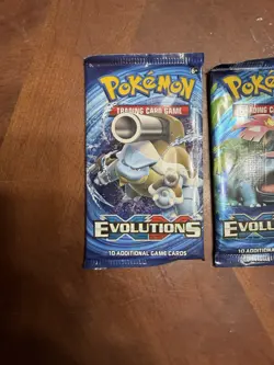 Pokemon TCG: XY- (2) EVOLUTIONS Booster Packs- NEW/FACTORY SEALED - Image 2