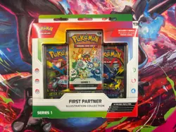 Pokemon TCG First Partner Illustration Collection Series 1 Mega Evolution - Image 1
