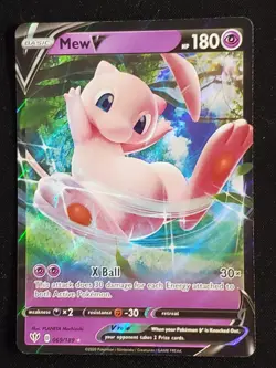 Pokemon Mew V 069/189 Darkness Ablaze Full Art - NM - Image 1