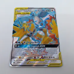 Pokemon TCG 2019 Sun & Moon Hidden Fates Moltres Zapdos Articuno 66/68 - Image 1