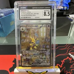Pokemon Alakazam ex 201/165 Scarlet & Violet 151 Holo CGC 8.5 Special Illustrat… - Image 1