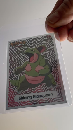 💥 Shiny NIDOQUEEN Pokemon Vintage Art CARD Metallic Foil Collectible Anime NM💥 - Image 2