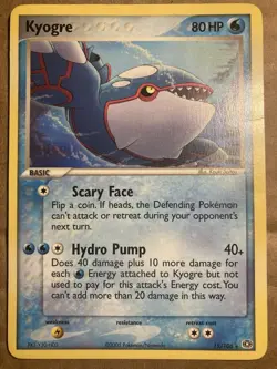 Kyogre Pokemon Card Emerald 15/106 Regular MP - Image 1