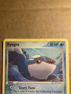 Kyogre Pokemon Card Emerald 15/106 Regular MP - Image 3