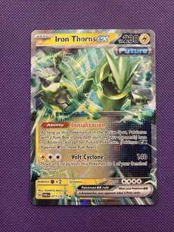 Pokemon Card Iron Thorns ex 077/167 Double Rare Twilight Masquerade - Image 1