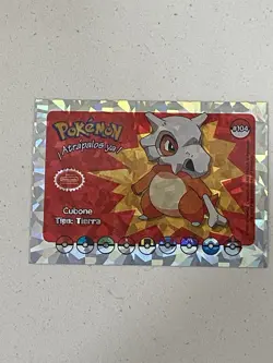 2025 POKEMON Who´s That Card #104 CUBONE Kanto Peru Foil Cracked Ice Holo - Image 1