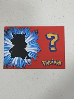2025 POKEMON Who´s That Card #104 CUBONE Kanto Peru Foil Cracked Ice Holo - Image 2