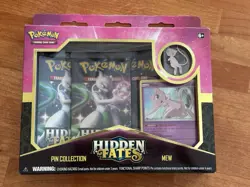 Pokemon Trading Card Game Hidden Fates Pin Collection Mew Promo Kit English - Image 1