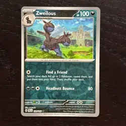 Zweilous 139/193 Pokemon Paldea Evolved SV02 Reverse Holo Uncommon Card NM - Image 1