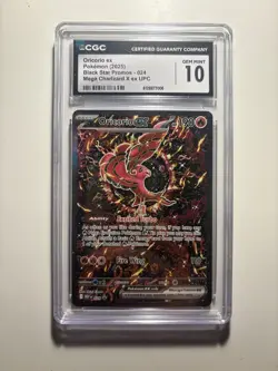 2025 Pokemon Black Star Promo Oricorio ex #024 Mega Charizard X ex UPC CGC 10 - Image 1