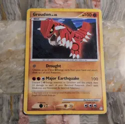 Pokemon Groudon 29/146 Legends Awakened Rare Basic 100 HP Major Earthquake Regu… - Image 1