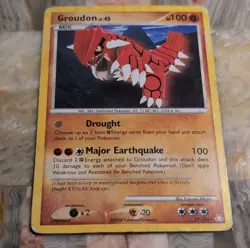 Pokemon Groudon 29/146 Legends Awakened Rare Basic 100 HP Major Earthquake Regu… - Image 3