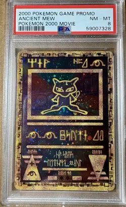 2000 Pokemon Game Promo Pokemon 2000 Movie Ancient Mew PSA 8 NM-MT - Image 1
