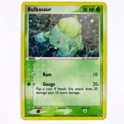 Bulbasaur #55/112 Pokemon Ex FireRed LeafGreen Reverse Holo Rare Pokemon HP - Image 1