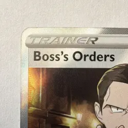 Pokemon Boss's Orders Giovanni Trainer Supporter Holo 189/192 2020 - Image 5