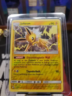 2019 Pokemon, Hidden Fates, #23/68 Jolteon, Reverse Holo Rare - Image 1