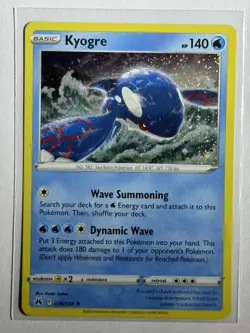 Pokemon TCG Kyogre Crown Zenith 036/159 Holo Rare & Kyogre 037/159 - NM/M - Image 2