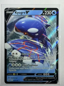 Pokemon TCG Kyogre Crown Zenith 036/159 Holo Rare & Kyogre 037/159 - NM/M - Image 4