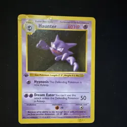 Pokemon Haunter Base Set Shadowless 29/102 60 HP 1st Edition Uncommon Regular - Image 1