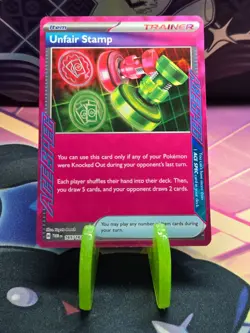 Pokemon Twilight Masquerade Unfair Stamp Ace Spec Rare 165 / 167 - Image 1