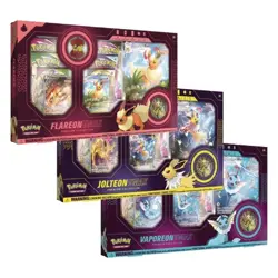 Pokemon Eeveelution Vmax Premium Collection Set of 3 - Vaporeon Jolteon Flareon - Image 1