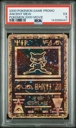 2000 POKEMON GAME MOVIE POKEMON 2000 MOVIE ANCIENT MEW PSA 5 - Image 1
