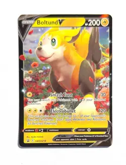 Boltund V ~ Pokemon Black Star Promo ~ Full Art Holo SWSH219 - Image 1