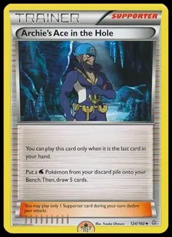 2 x Archie's Ace in the Hole - 124/160 ~ XY Primal Clash ~ NM-Mint!!! - Image 1
