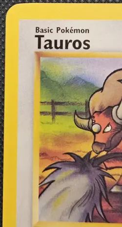 Near Mint - Vintage Pokemon TCG Jungle WoTC Tauros 1st Edition #47/64 - Image 2