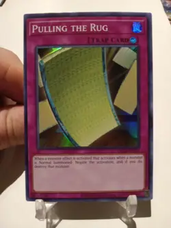 Yu-Gi-Oh! TCG Pulling The Rug OP23-EN011 Super Rare Near Mint - Image 1
