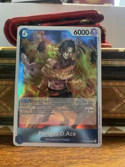 One Piece TCG - Portgas.D.Ace OP08-052 Rare - Two Legends - Pack Fresh NM - Image 1