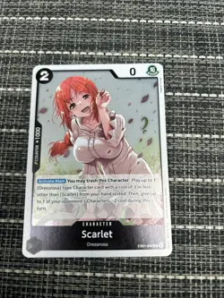 One Piece Scarlet EB01-042 NM Holofoil Rare - Image 1