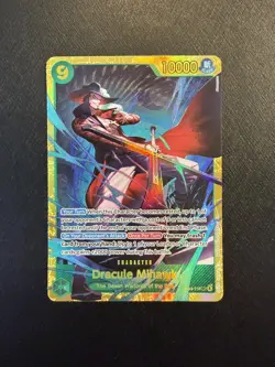 One Piece TCG The Azure Sea’s Seven - Dracule Mihawk OP14-119 SEC English NM - Image 1