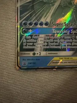 Pokemon Magikarp & Wailord GX Promo Holo TAG TEAM SM166 Sm Card - Image 4