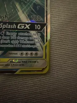 Pokemon Magikarp & Wailord GX Promo Holo TAG TEAM SM166 Sm Card - Image 5