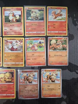 Growlithe, Arcanine Pokemon Card Lot Of 14 - Image 3