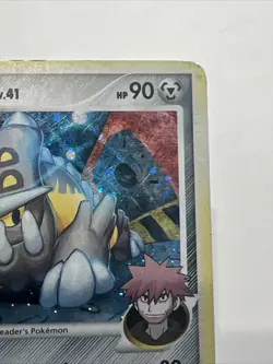 HP Bastiodon GL 2/111 Holofoil Rising Rivals AUTHENTIC Pokemon Card - Image 2