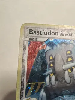HP Bastiodon GL 2/111 Holofoil Rising Rivals AUTHENTIC Pokemon Card - Image 4