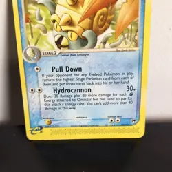Omastar - 2003 Pokemon EX Sandstorm - #19/100 LP Tcg Card E Reader - Image 3