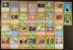 Vintage Pokemon Cards Bundle x 30 including base set 1999 WOTC - Image 2