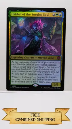 Hakbal of the Surging Soul Commander: the Lost Caverns of Ixalan Foil - Image 1