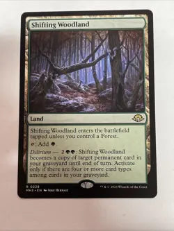 MTG Magic Shifting Woodland Modern Horizons 3 #228 Rare - Image 1