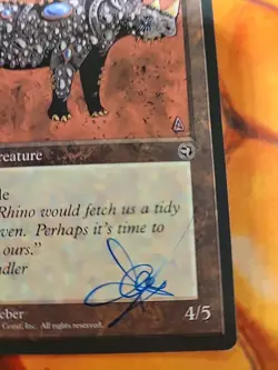 Ebony Rhino - Homelands (HML) *signed - Amy Weber* - Image 2