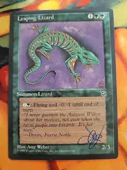 Leaping Lizard - Homelands (HML) *signed - Amy Weber* - Image 1
