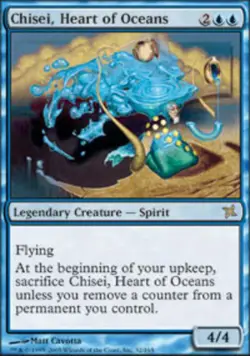 MTG Chisei, Heart of Oceans, Betrayers of Kamigawa, Heavily Played, English - Image 1