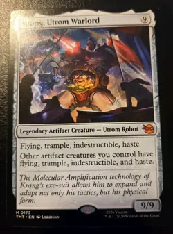 Krang, Utrom Warlord 0175 Mythic Teenage Mutant Ninja Turtles MTG - Image 1